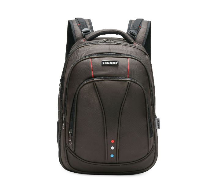 Star Gold SG-BP220 18 Inch Laptop Backpack - Dark Brown - Zoom Image 1