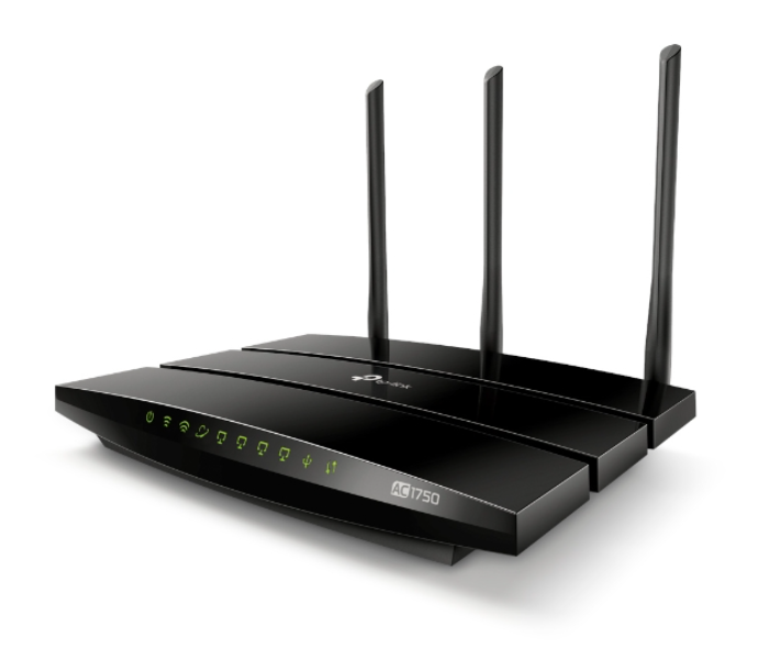 TP-Link Archer C7 AC1750 Wireless Dual Band Gigabit Router - Black - Zoom Image 1