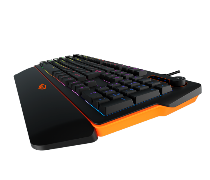 Meetion K9520 RGB Magnetic Wrist Rest Gaming Keyboard - Black - Zoom Image 5