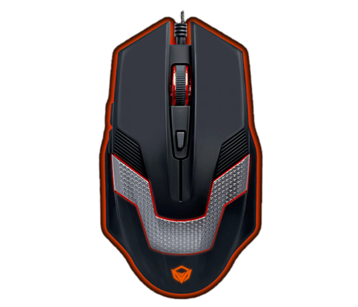 Meetion M940 USB Corded Backlit Gaming Mouse - Black - Zoom Image 1