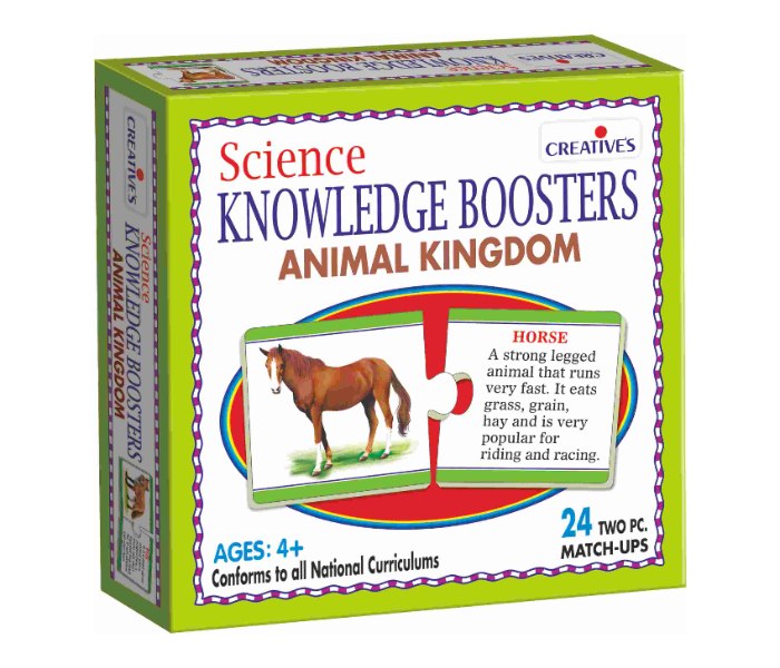 JMsouq Creative Educational CE00197 Science Knowledge Boosters Animal Kingdom Educational Game for Kids - Zoom Image 1