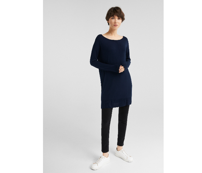 Springfield 133549919 Small Long Sleeve Knitwear For Women - Blue - Zoom Image 1