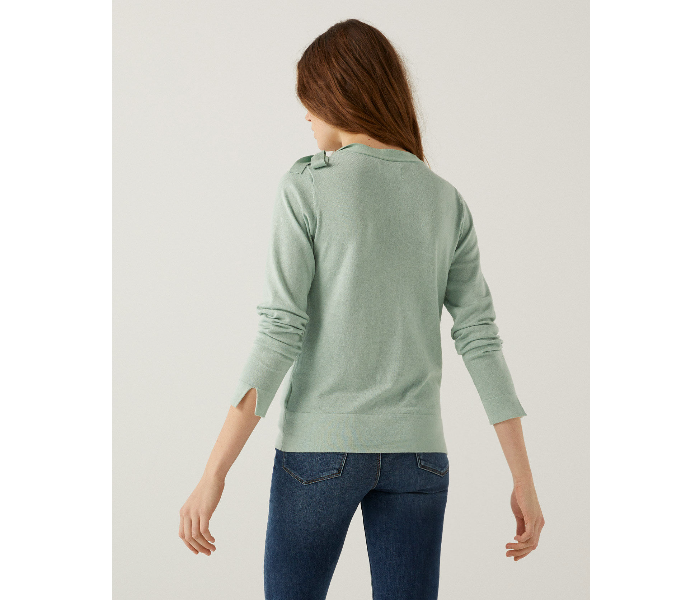 Springfield 133967223 XS Knitwear for Women - Green - Zoom Image 4