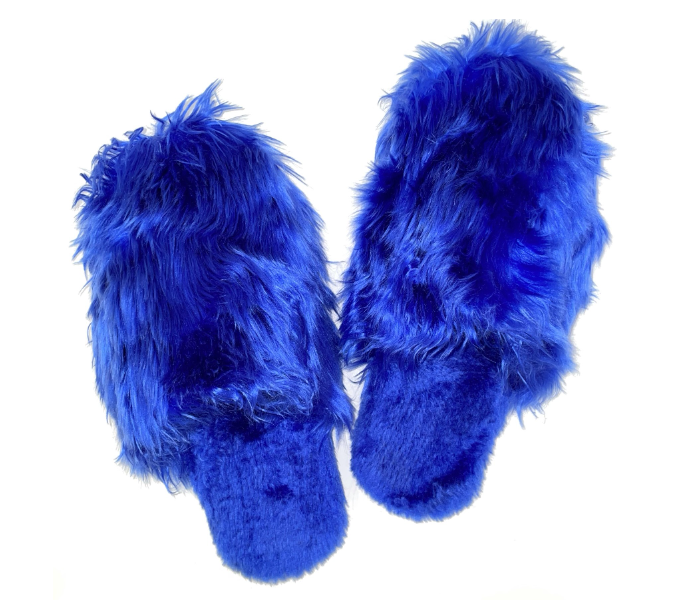 Casual LFC112 US 07 Daily Wear Soft Flat Home Slippers for Women - Blue - Zoom Image