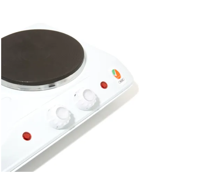 Saachi HP6207 2250W Double Hot Plate - White - Zoom Image 2