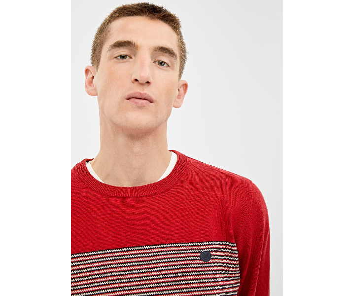 Springfield 140678761 XXL Knitted Jumper for Men - Red - Zoom Image 4