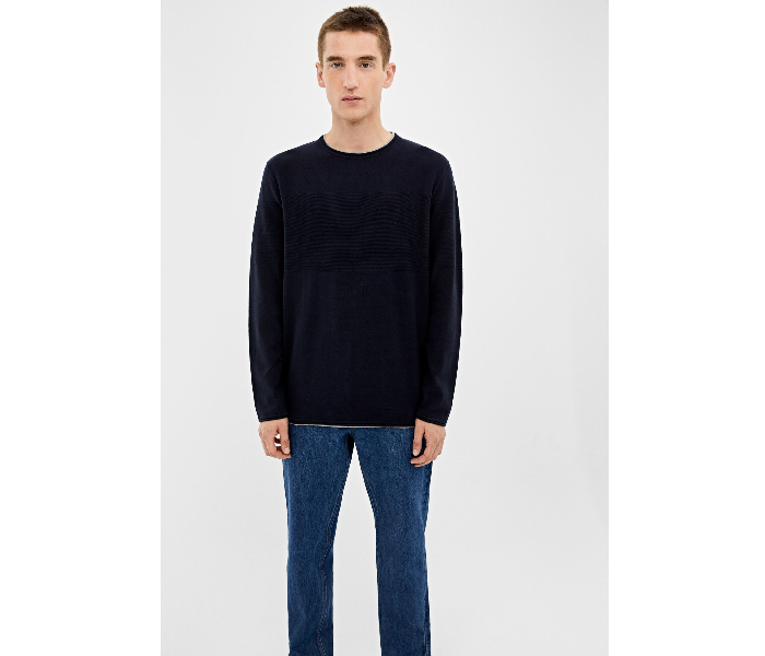 Springfield 140676011 XL Knitted Jumper for Men - Dark Blue - Zoom Image 1