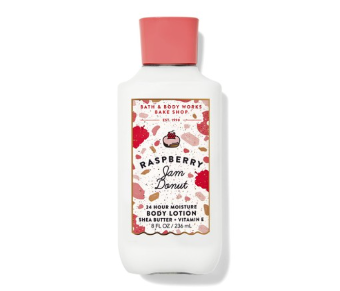 Bath and Body Works 236ml Raspberry Jam Donut 24 Hour Moisture Body Lotion - Zoom Image