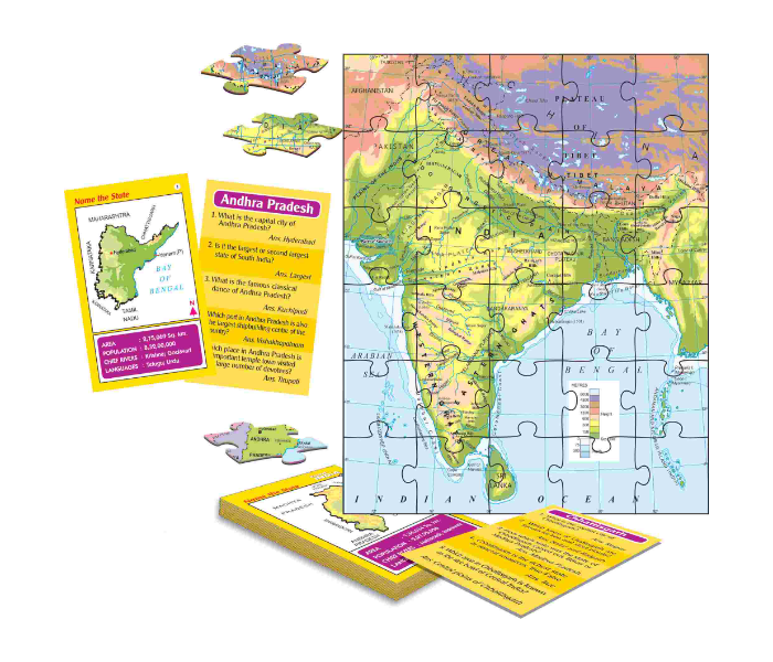 JMsouq Creative Educational CE00720 Know India Educational Game for Kids - Zoom Image 2