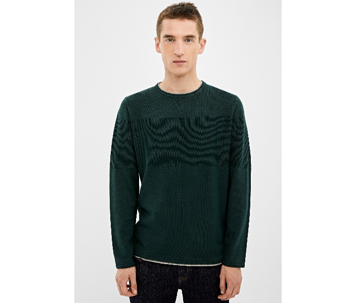 Springfield 140676021 XXL Knitted Jumper for Men - Green - Zoom Image 2