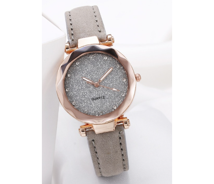 Starry Sky Luxury Wrist Strap Watch For Women - Grey - Zoom Image