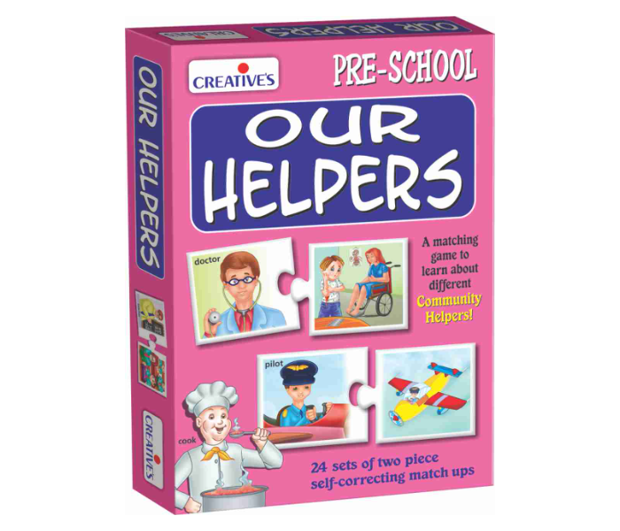 JMsouq Creative Educational CE00630 Our Helpers Educational Game for Kids - Zoom Image 1