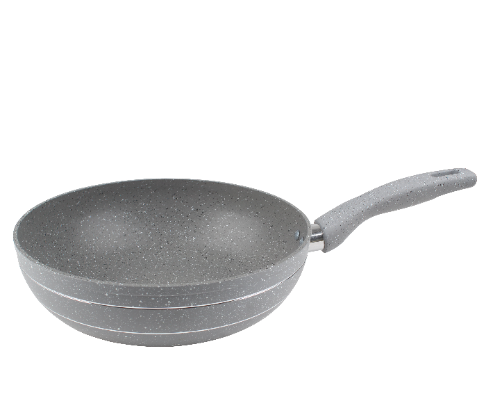 Royalford RF9841 28cm Granite Coated Smart Deep Fry Pan - Grey - Zoom Image