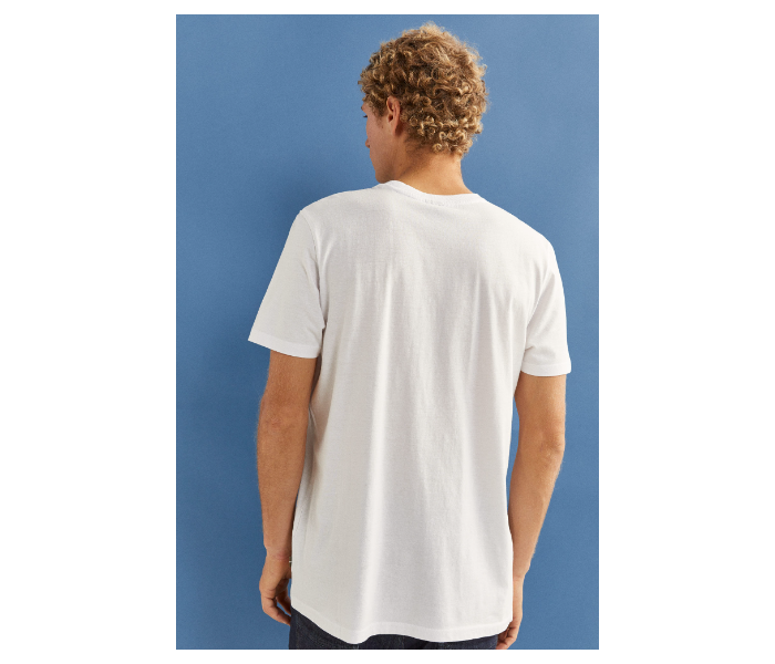 Springfield 026929899 XXL Short Sleeve T-Shirt for Men - White - Zoom Image 2