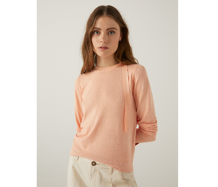 Springfield 133967263 Small Knitwear for Women - Coral - Zoom Image 2