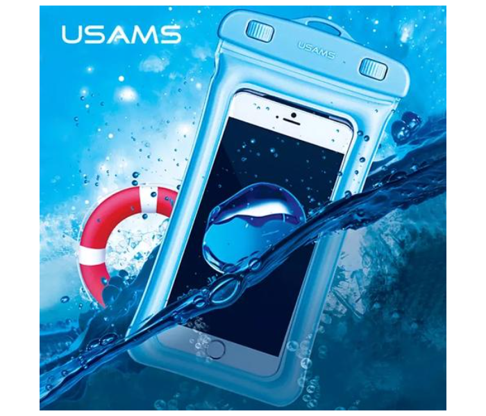 Usams US-12 Waterproof Mobile Phone Bag - Blue - Zoom Image 1