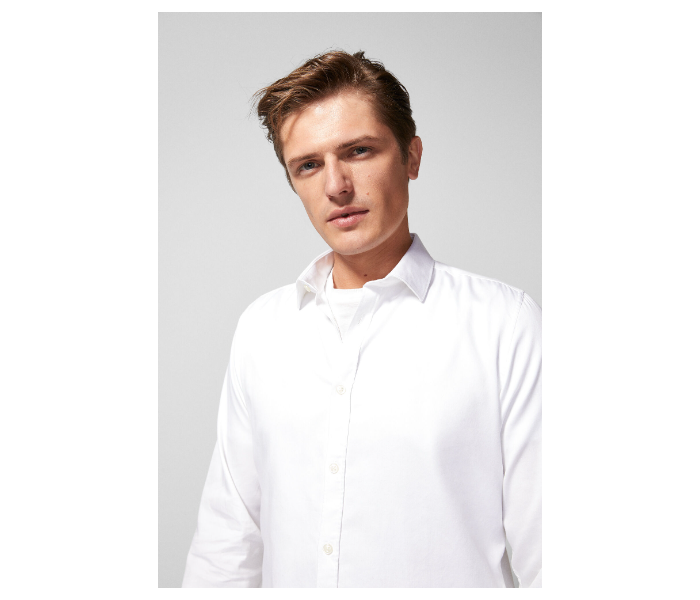 Springfield 150484399 Small Shirts for Men - White - Zoom Image 2