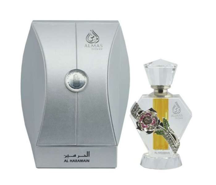 Al Haramain AHP1694 10ml Almas Silver Perfume Oil - Zoom Image