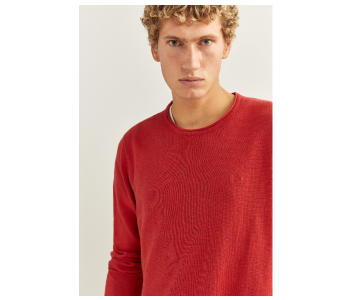 Springfield 140938762 Medium Knitwear for Men - Red - Zoom Image 4