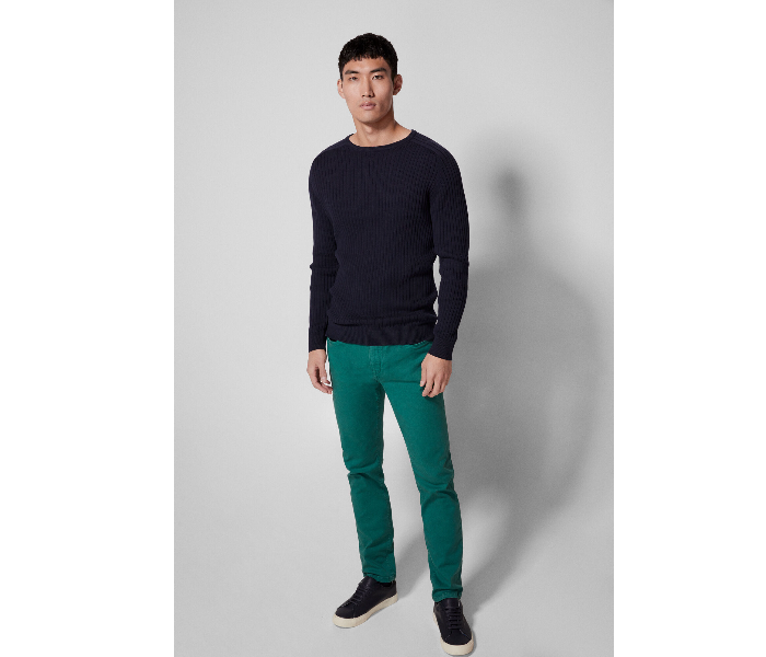 Springfield 140468711 Small Knitted Jumper for Men - Dark Blue - Zoom Image 1