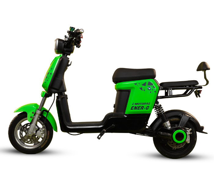 E-Motorad ENER-G 350W Dual Seater Electric Scooter - Green - Zoom Image 1