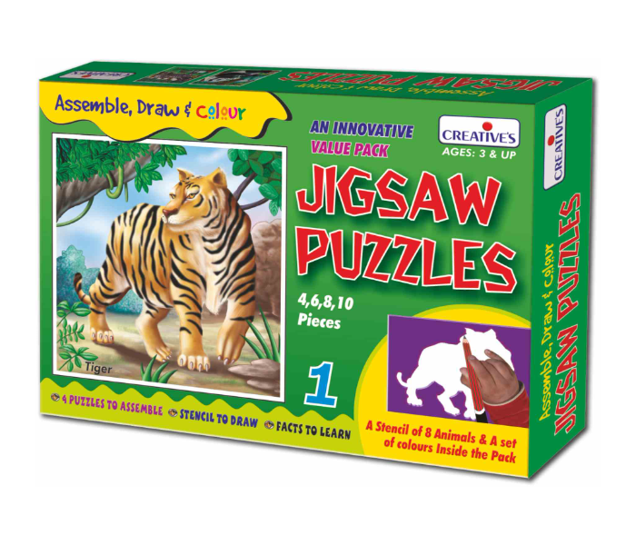 JMsouq Creative Educational CE00999 Jigsaw Puzzles 1 Educational Game for Kids - Zoom Image