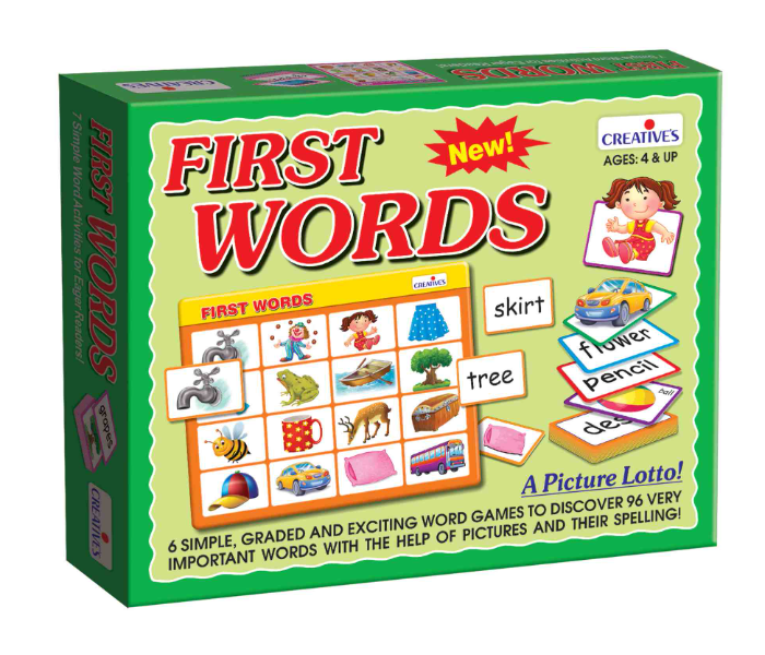 JMsouq Creative Educational CE00933 Learning To Read First Words Educational Game for Kids - Zoom Image 1