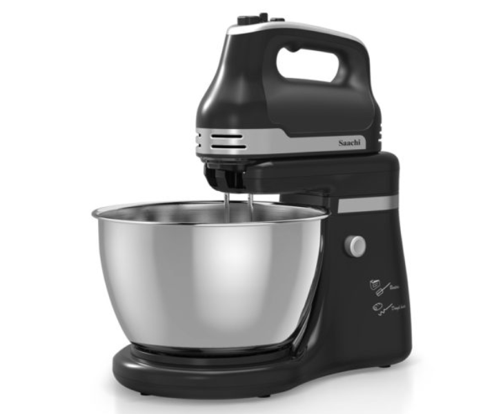 Saachi NL-HM4173 400W 4.5 Litre Hand Mixer with Rotating Mixer Head - Black - Zoom Image 1