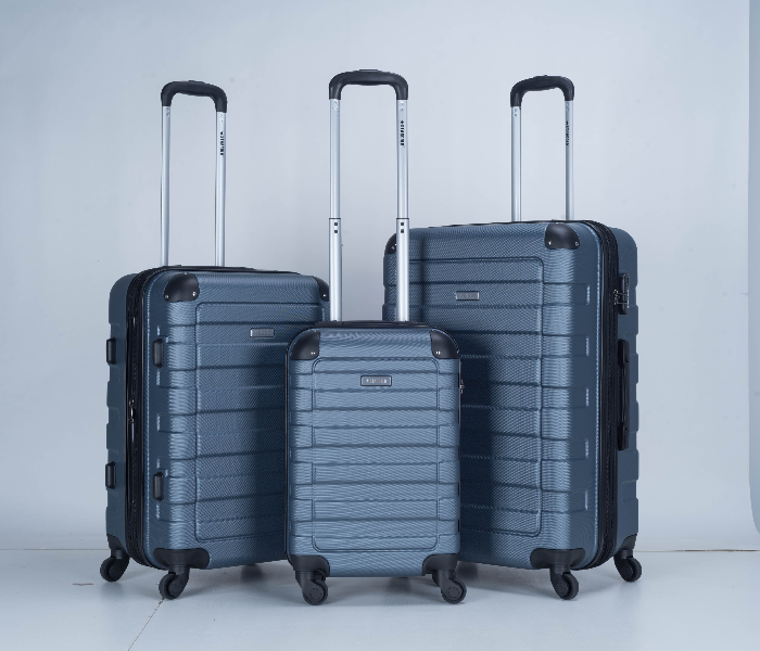 Star Gold SG-T83A Set of 3 High Quality ABS Trolley Bags - Pale Blue - Zoom Image