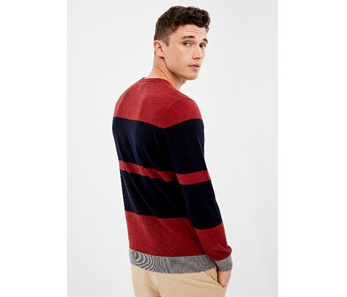 Springfield 140670160 Small Knitted Jumper for Men - Red - Zoom Image 2