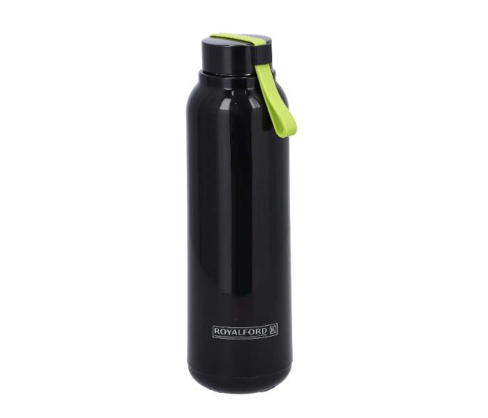 Royalford RF10022 800ml Oasis Stainless Steel Water Bottle - Black - Zoom Image