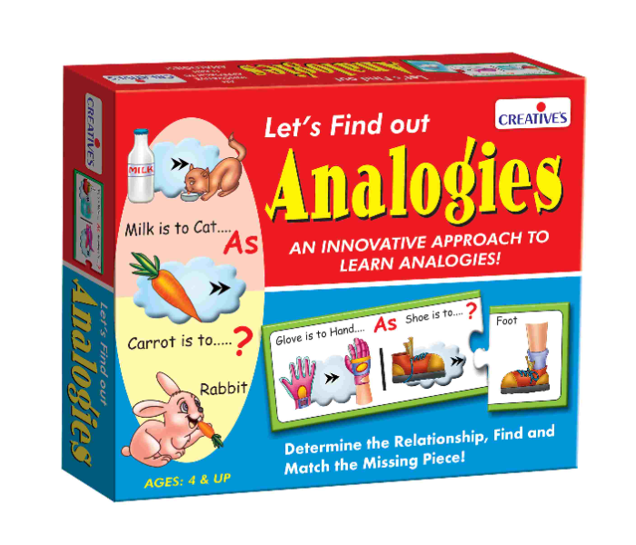 JMsouq Creative Educational CE00998 Lets Find out Analogies Educational Game for Kids - Zoom Image