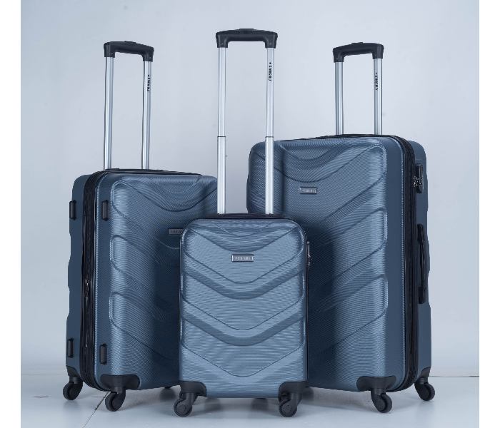 Star Gold SG-T85A Set of 3 High Quality ABS Trolley Bags - Pale Blue - Zoom Image