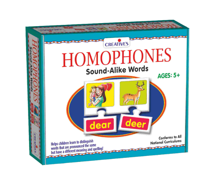 JMsouq Creative Educational CE00206 Homophones Educational Game for Kids - Zoom Image 1