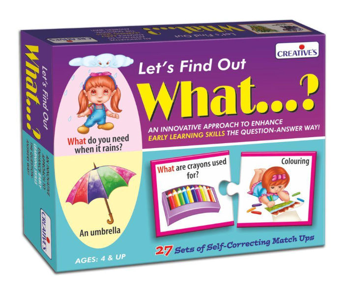 JMsouq Creative Educational CE00995 Lets Find out What Educational Game for Kids - Zoom Image