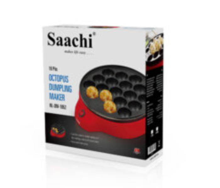 Saachi DM1852 18 Pit Non Stick Dumpling Maker - Red - Zoom Image 2