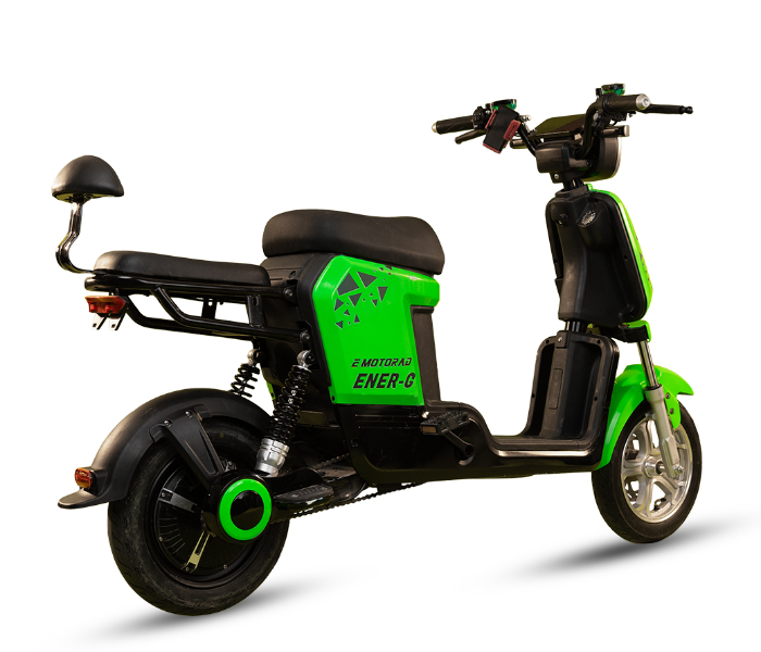 E-Motorad ENER-G 350W Dual Seater Electric Scooter - Green - Zoom Image 3