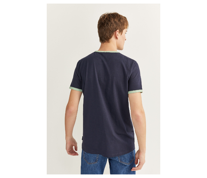 Springfield 024780410 Medium Short Sleeve T-Shirt for Men - Navy - Zoom Image 3