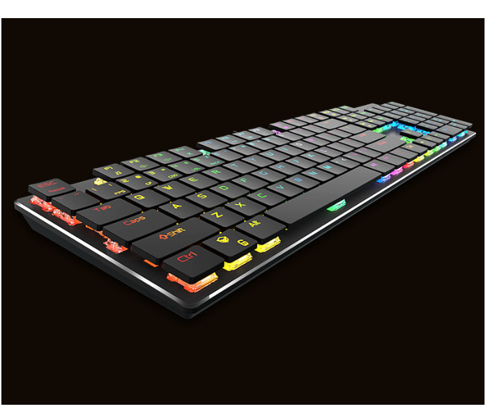 Meetion MK80 Ultra-thin Mechanical Keyboard - Black - Zoom Image 4