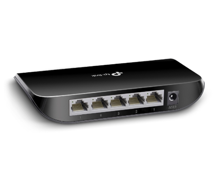 TP-Link 5-Port Gigabit Desktop Switch TL-SG1005D - Black - Zoom Image 2