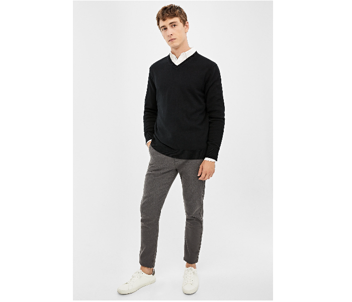 Springfield 140661201 XXL Knitted Jumper for Men - Black - Zoom Image 1