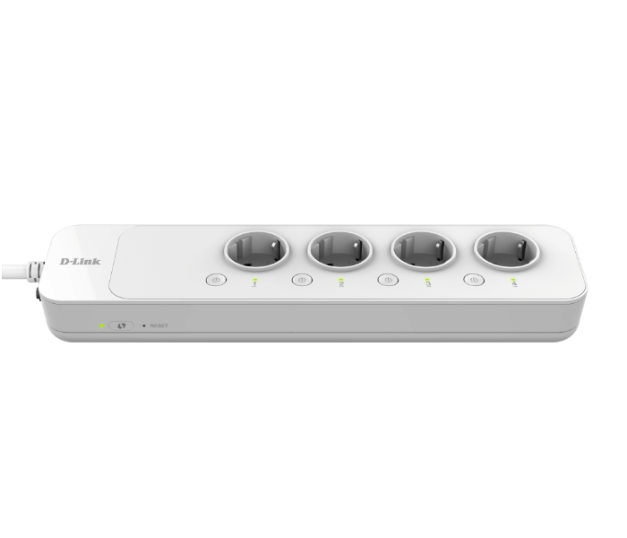 D-Link DSP‑W245 4 Socket Wi‑Fi Smart Power Strip Extension - White - Zoom Image 1