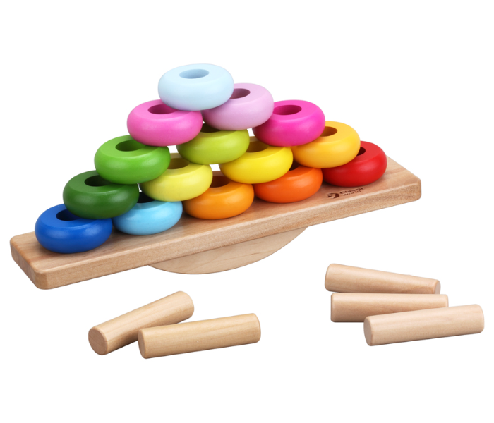 Classic World 3537 Wooden Balance Stacking Game Toy for Kids - Zoom Image 4