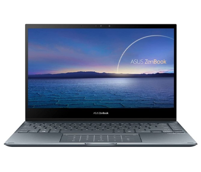 Asus ZenBook Flip 13 2 in 1 UX363JA-EM176T 13.3 Inch FHD Intel Core i5-1035G4 Processor 8GB RAM 512GB SSD Intel Iris Xe Graphics Windows 10 - Pine Grey - Zoom Image 1