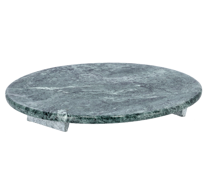 Royalford RF10139 10 Inch Marble Rolling Board - Green and White - Zoom Image