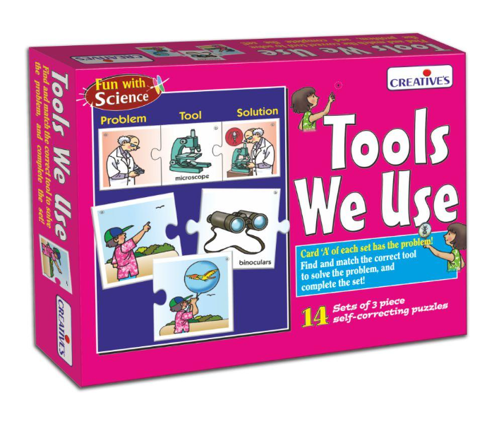 JMsouq Creative Educational CE00992 Tools We Use Educational Game for Kids - Zoom Image 1