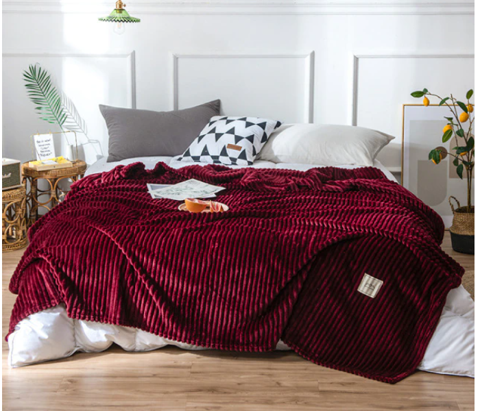 Super Soft-B Quilted Flannel Winter Warm Blankets for Beds and Sofa - Multicolor - Zoom Image