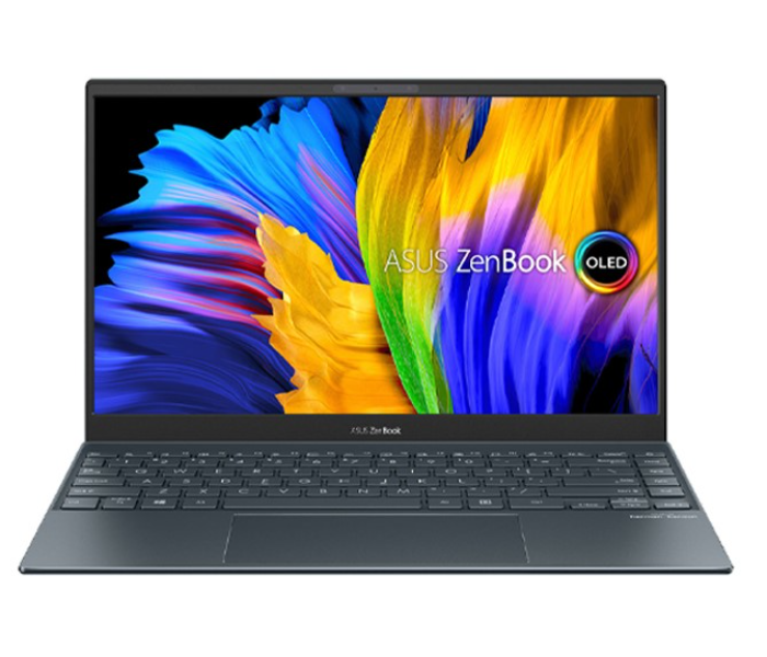 ASUS ZenBook 13 OLED UX325EA-OLED001T 13.3 Inch OLED Intel Core i7-1165G7 Processor 16GB RAM 1TB SSD Intel Iris Xe Graphics Windows 10 - Pine Grey - Zoom Image 1