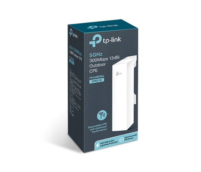 TP-Link 5GHz 300Mbps 13dBi Outdoor CPE CPE510 - White - Zoom Image 4