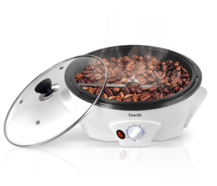 Saachi CR-4962 1200W 400gm Aluminium Coffee and Popcorn Roaster - White - Zoom Image 1